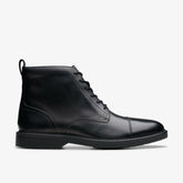 Aldwin Cap Black Leather | Clarks Sale