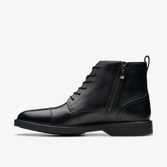 Aldwin Cap Black Leather | Clarks Sale