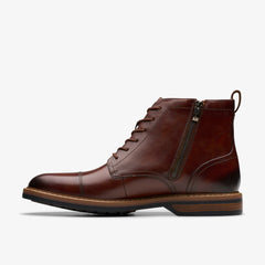 Aldwin Cap Mid Tan Leather | Clarks Discount