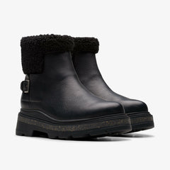 Hencroft Madi Waterproof Black Warmlined Leather | Clarks For Sale