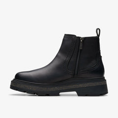 Hencroft Step Waterproof Black Leather | Clarks Onsale