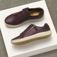 Nalle Lace Wine Interest Leather | Clarks Discount