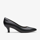 Kepley Vine Black Leather | Clarks Discount
