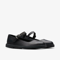 Desert Jane Black Leather | Clarks For Sale