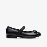 Finja Tap Kid Black Leather | Clarks Onsale