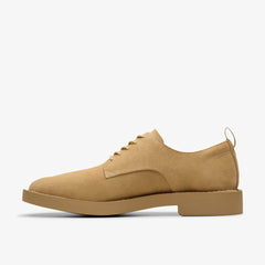 Martock Lace Dark Sand Suede | Clarks