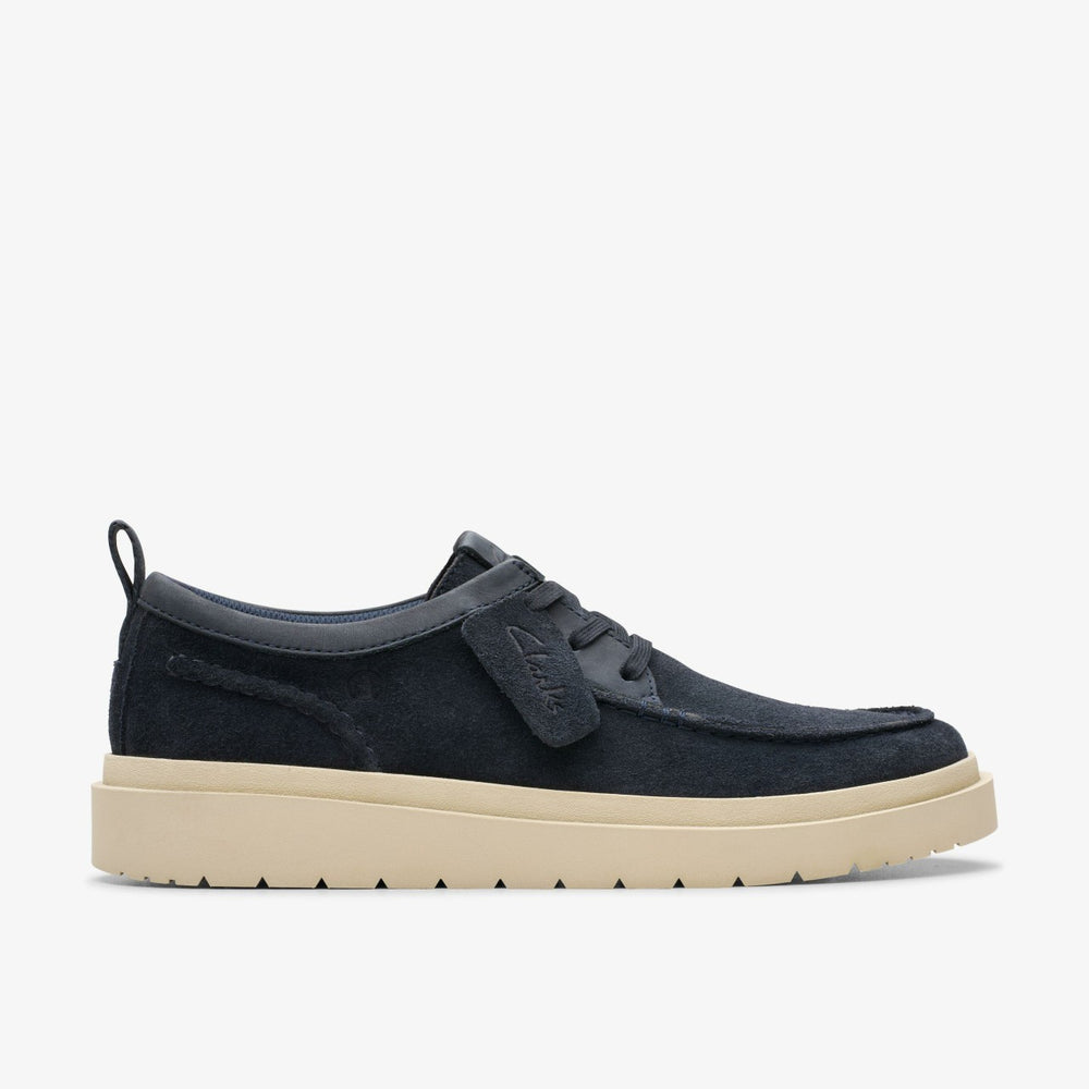 Polden Moc Navy Suede | Clarks Sale