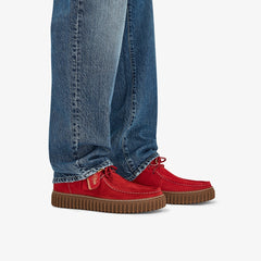 Torhill Lo Red Suede | Clarks