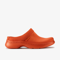Martine Rose Clog 2 Womens Orange Textile | Clarks