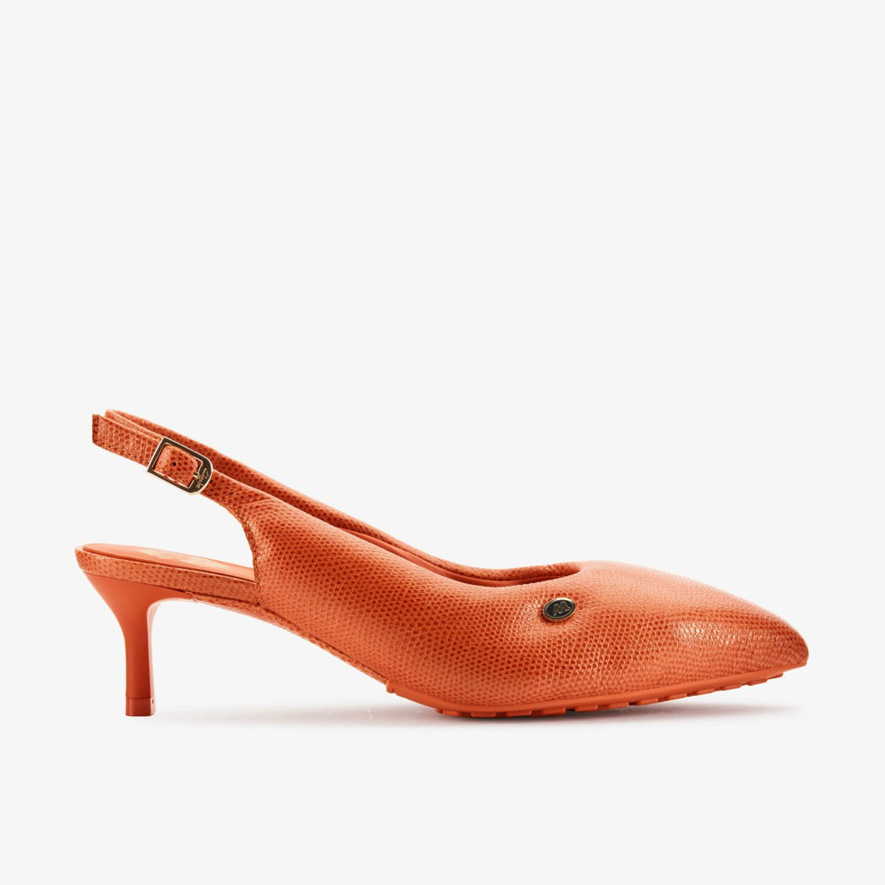 Martine Rose Sling 1 Womens Orange Interest Leather | Clarks For Sale