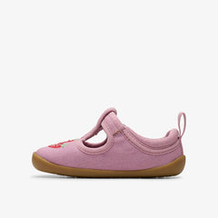 Roamer Grow Toddler Pink Canvas | Clarks Onsale