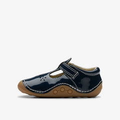 Tiny Skip Toddler Navy Patent | Clarks US