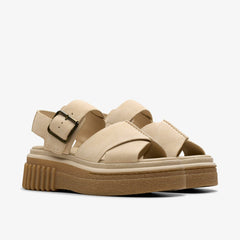 Evamar Wish Ecru Suede | Clarks Discount