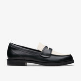 Straven Edge Black Combination Leather | Clarks US