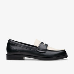 Straven Edge Black Combination Leather | Clarks US