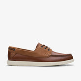 Bratton Boat Dark Tan Leather | Clarks For Sale