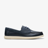 Bratton Boat Navy Leather | Clarks Onsale