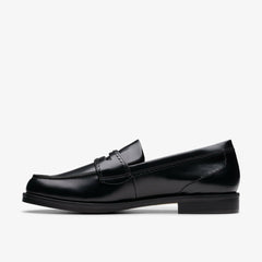 Straven Edge Black Leather | Clarks Onsale