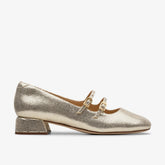 Daiss 30 Shine Champagne Interest | Clarks