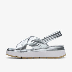 Tuscan Cross Silver Leather | Clarks For Sale