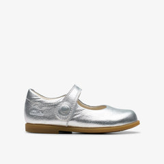 Drew Tap Toddler Silver Metallic | Clarks Onsale