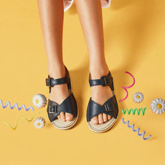 Playsun Kid Navy Leather | Clarks Discount
