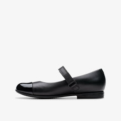 Finja Gem Kid Black Leather | Clarks