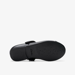 Finja Gem Kid Black Leather | Clarks