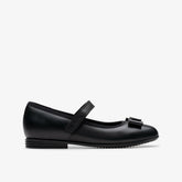 Finja Tap Older Black Leather | Clarks For Sale