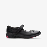 Relda Wish Kid Black Leather | Clarks