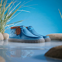 Torhill Explore Blue Leather | Clarks Onsale