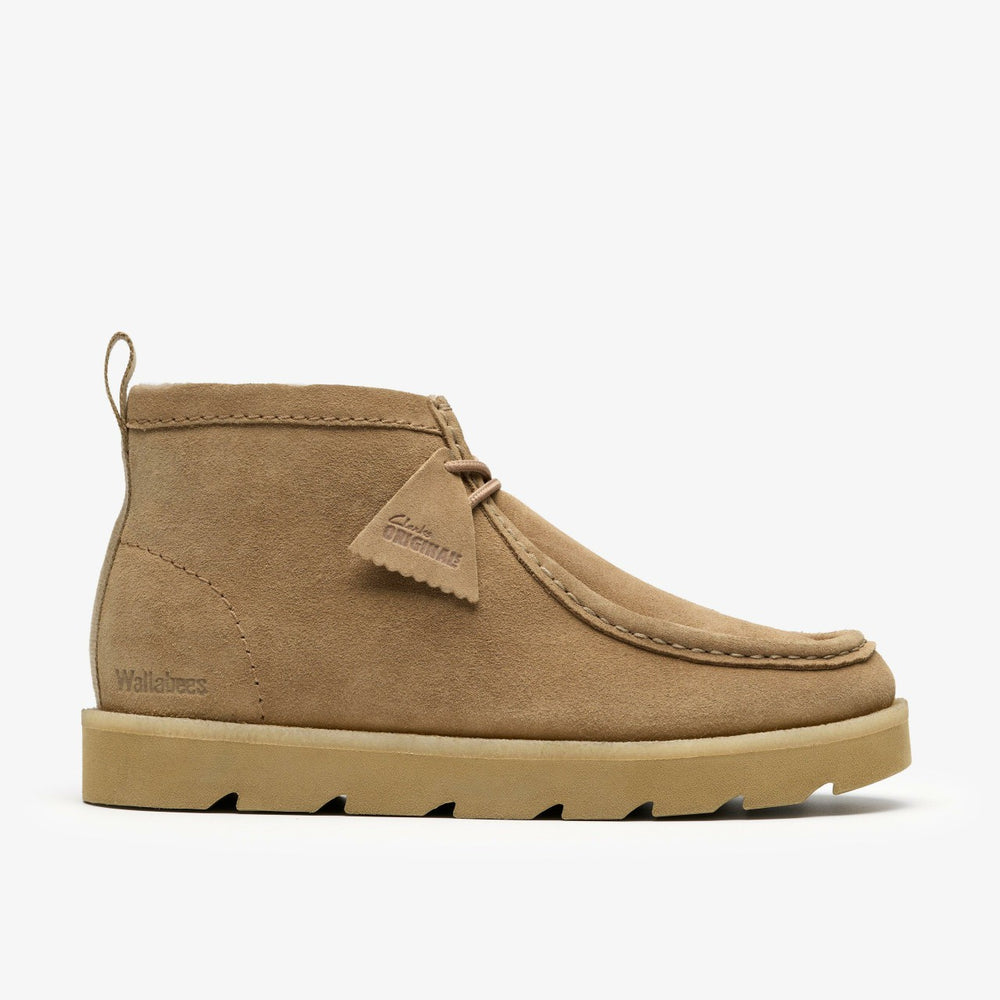 Meare Walla Boot Dark Sand Warmlined | Clarks Onsale