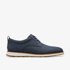 Lapford Lace Navy Nubuck | Clarks