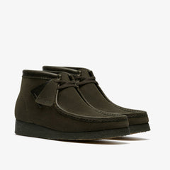 Wallabee Boot Loden Green Suede | Clarks