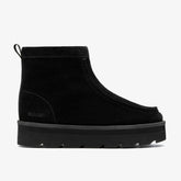 Meare Rooey Black Suede Warmlined | Clarks Discount