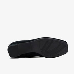 Fernie Zip Black Suede | Clarks