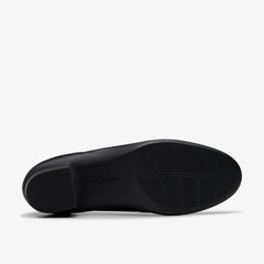 Shaya Poppy Black Leather | Clarks For Sale