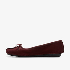 Freckle Ice Merlot Suede | Clarks Onsale