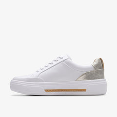 Hollyhock Zip Silver Combination Leather | Clarks