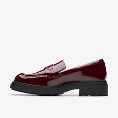 Orinoco 3 Edge Burgundy Patent | Clarks Onsale