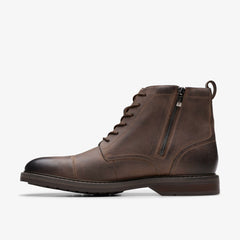 Aldwin Cap Brown Leather | Clarks Sale