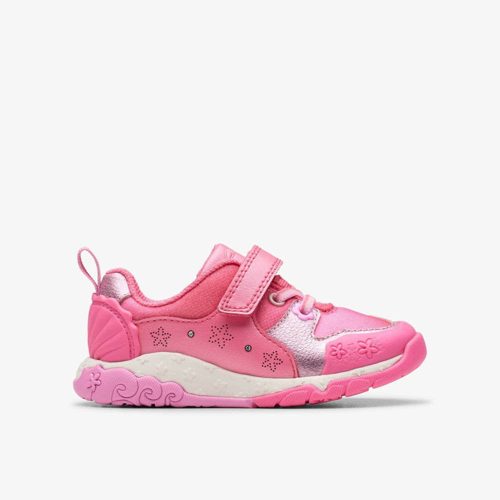 Tidal Shell Toddler Pink | Clarks