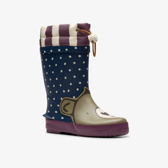 Tarri Race Toddler Navy Combination | Clarks US