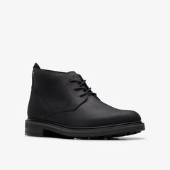 Newford Mid Black Leather | Clarks US