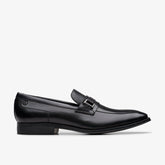 Paulton Lo Black Leather | Clarks US