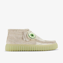 Torhill Hallow Off White Textile | Clarks Discount