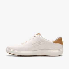Nalle Walk White Knit | Clarks
