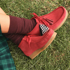 Wallabee Boot Red Suede | Clarks US