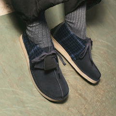 Desert Trek Navy Tweed Combination | Clarks Onsale