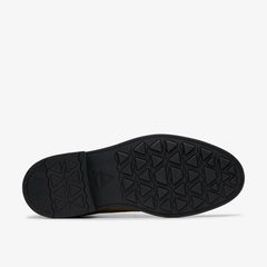 Newford Mid Dark Sand Suede | Clarks